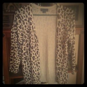 !!5/$25!!  Animal print button up cardigan